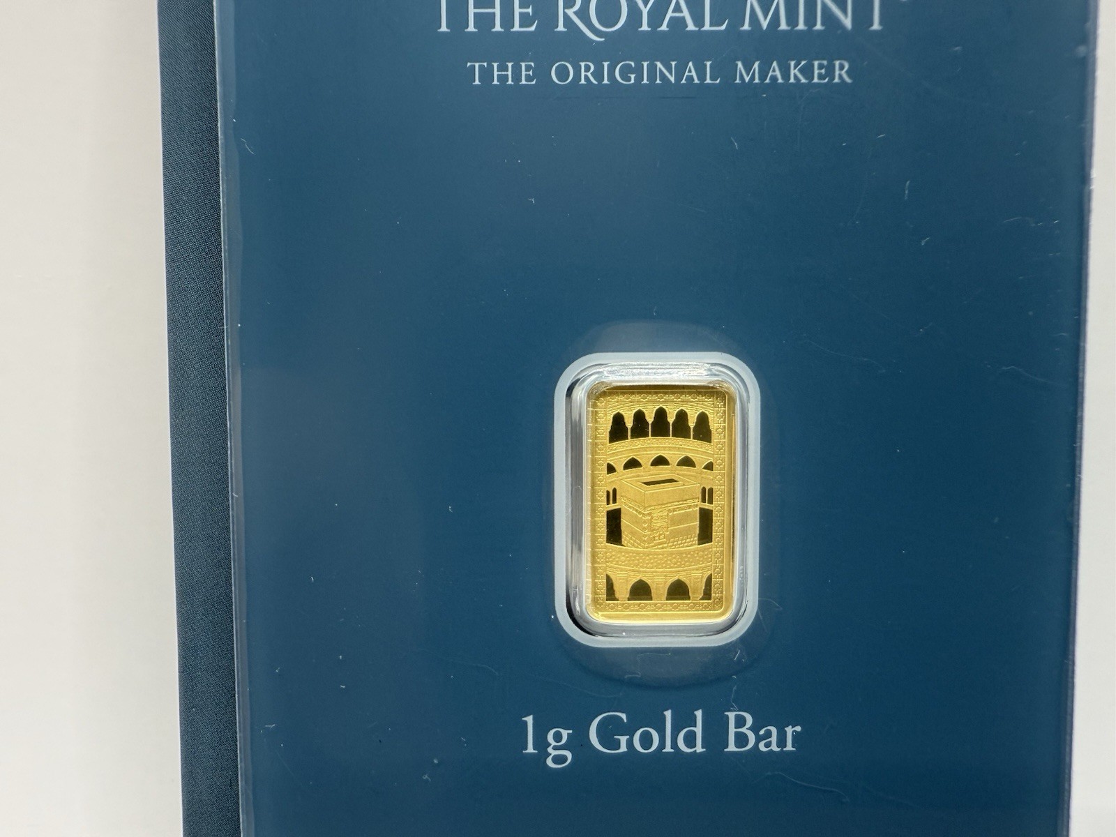 1g Kaaba Gold Bullion Bar 24k 999 Fine Gold Limited Edition
