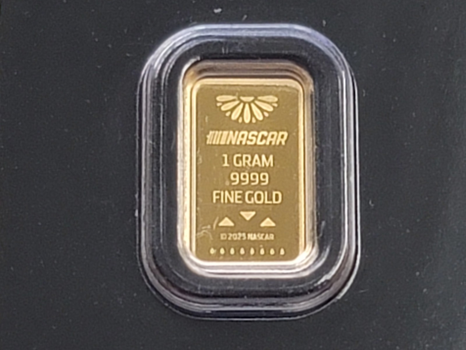 NEW SEALED 2025 NASCAR MEXICO CITY INAGURAL RACE 1g 0.9999 GOLD BAR