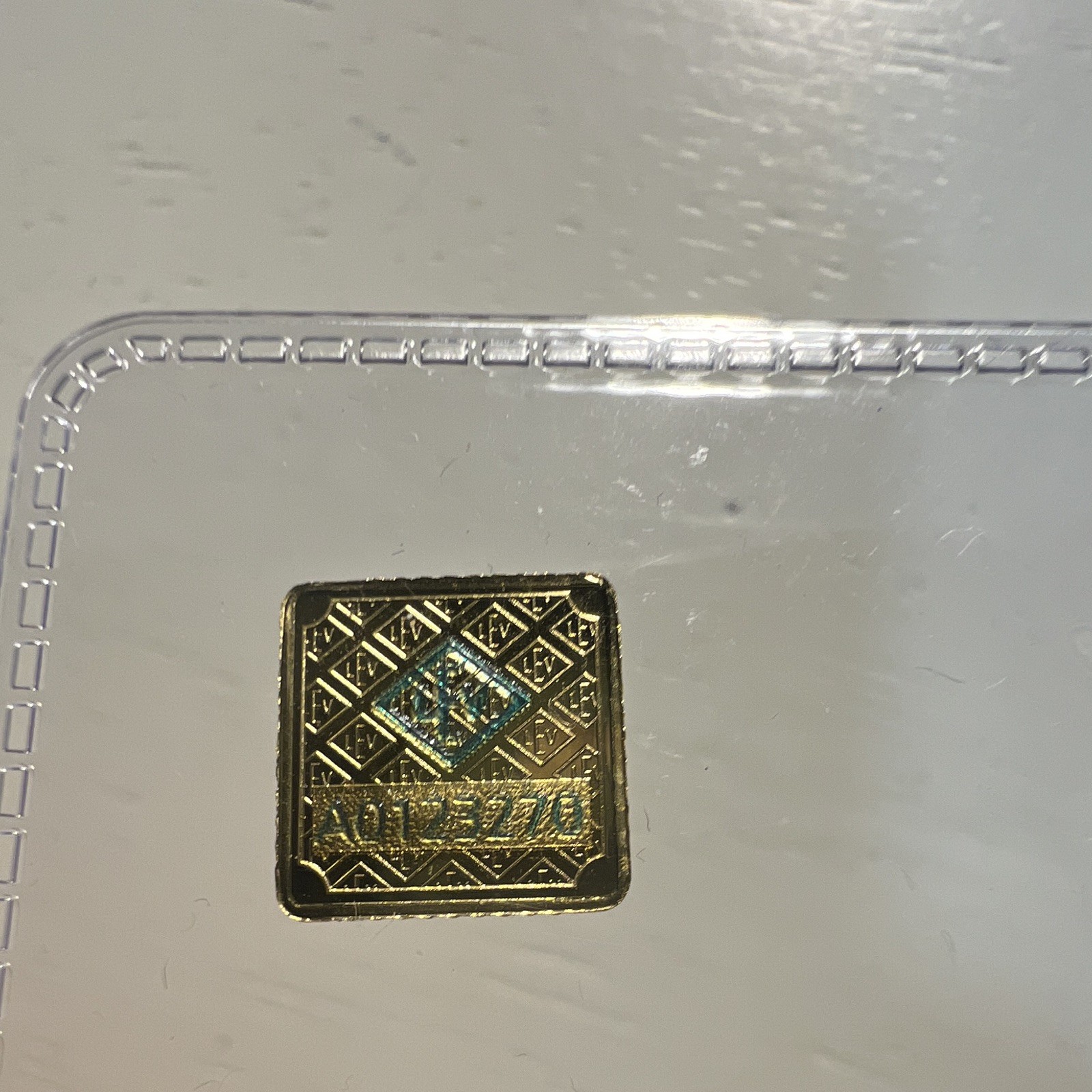 Geiger 1 g Gold Bullion Bar .9999 Fine Raw