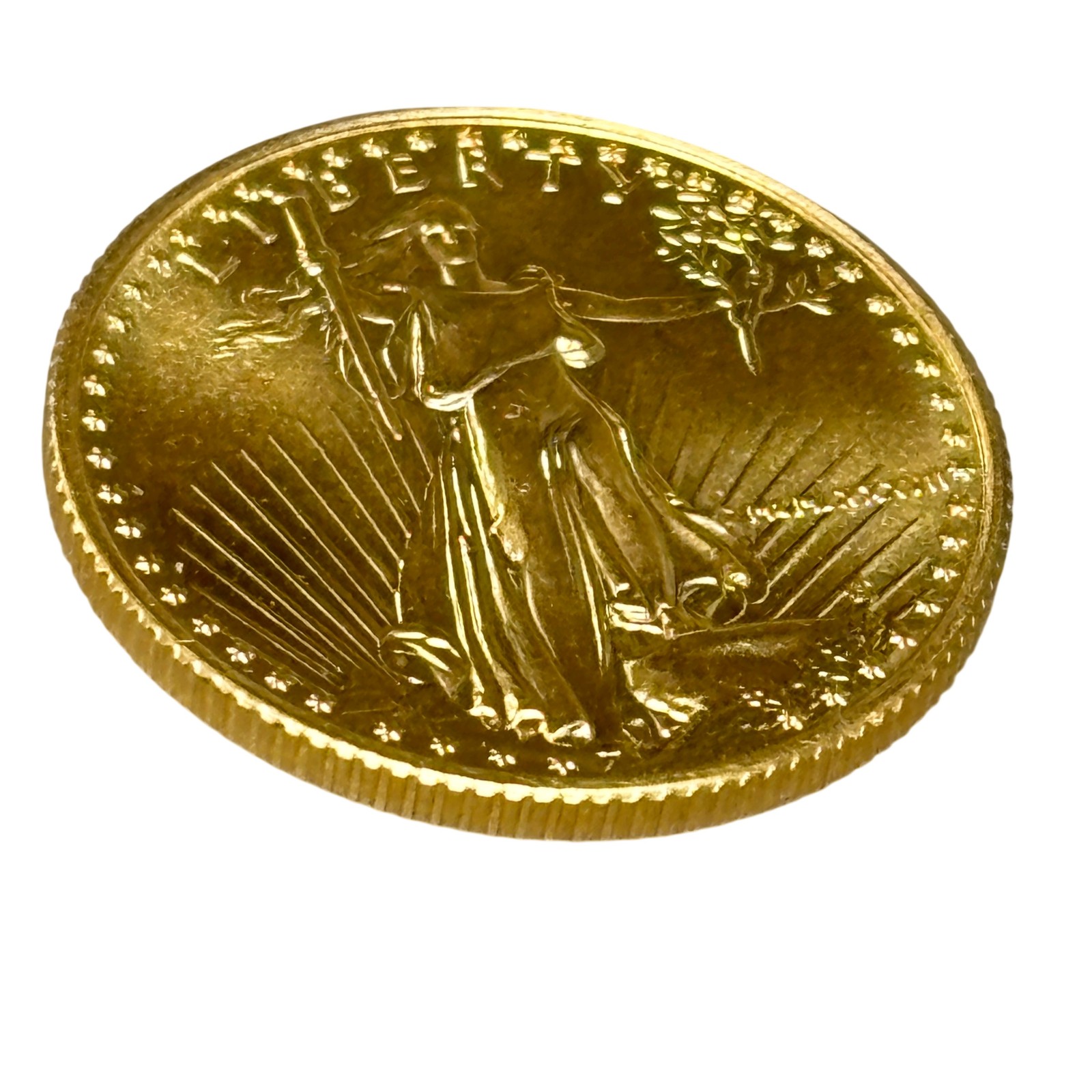 1987 1/4 OZ Fine Gold 10 Dollars 22-Karat American Gold Eagle Coin – 8031