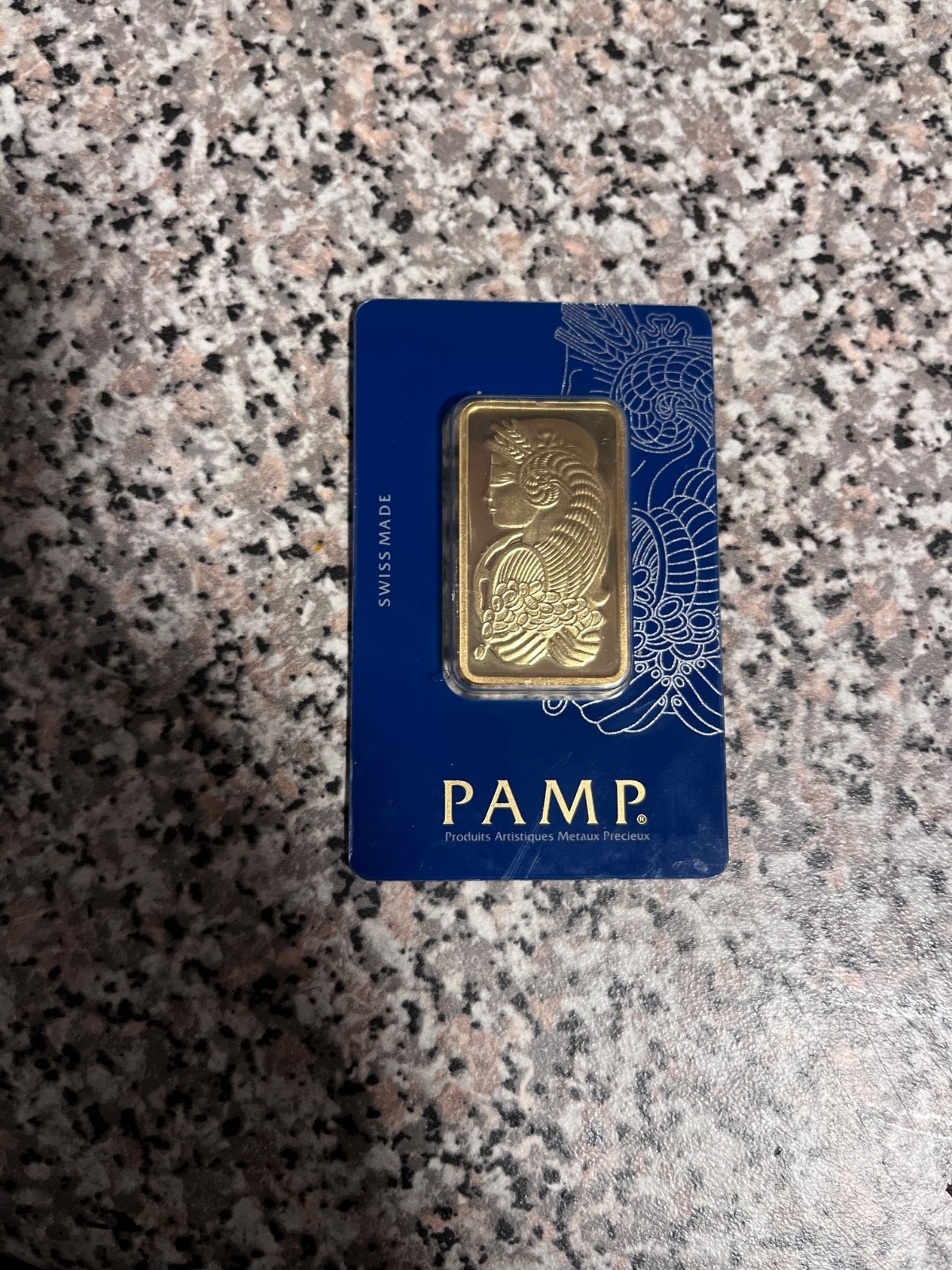 1 oz Gold Bar PAMP Suisse Lady Fortuna Veriscan (In Assay) .9999 Fine