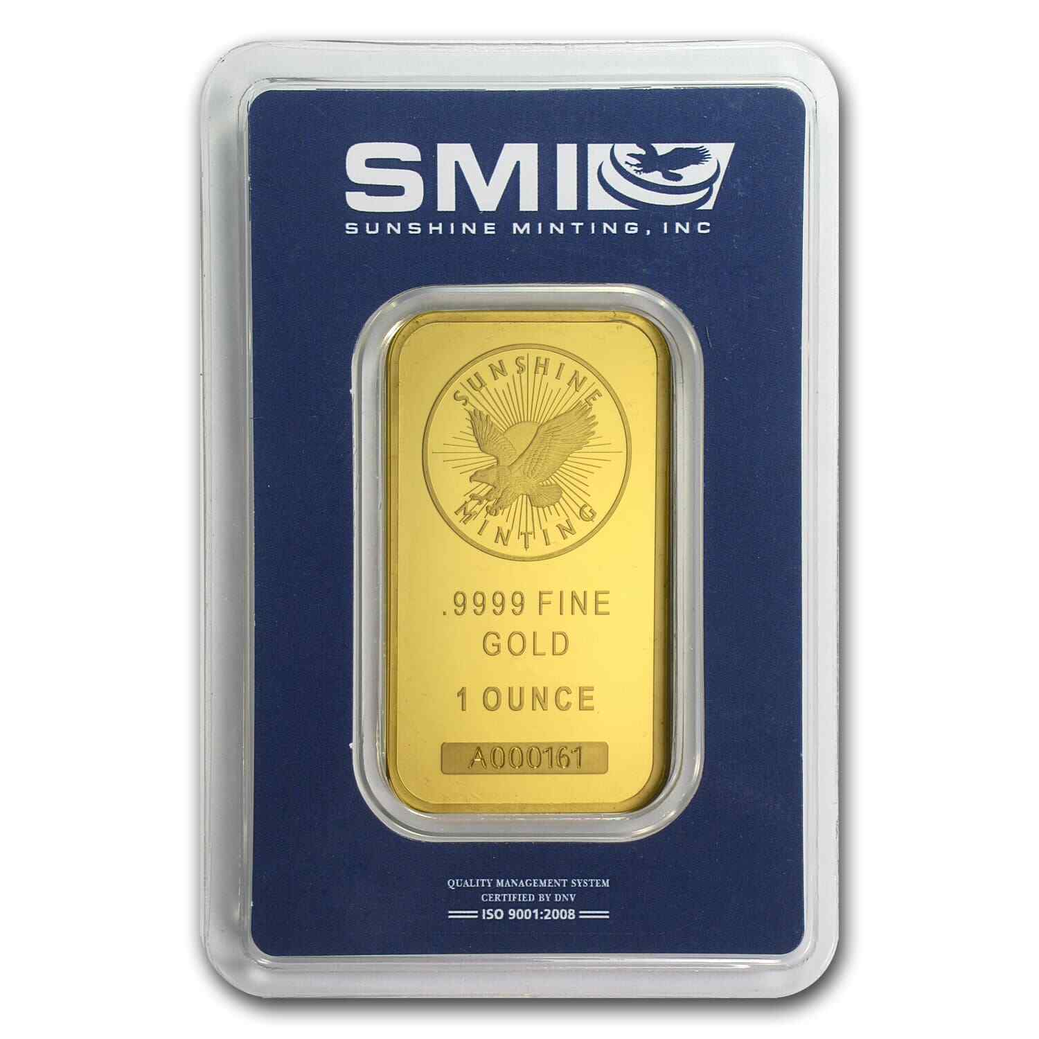 1 oz Gold Bar – Sunshine New Design (In TEP Packaging) – SKU #72471