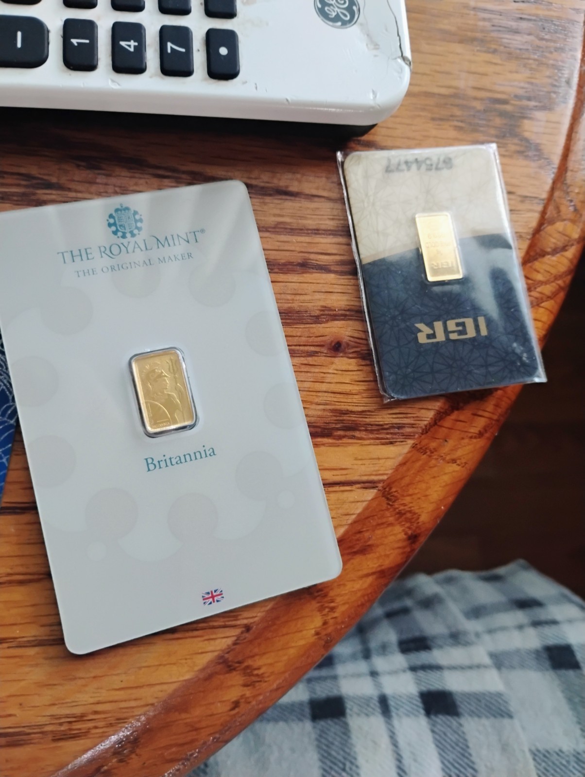 71/2 Grams Pure Gold Registered