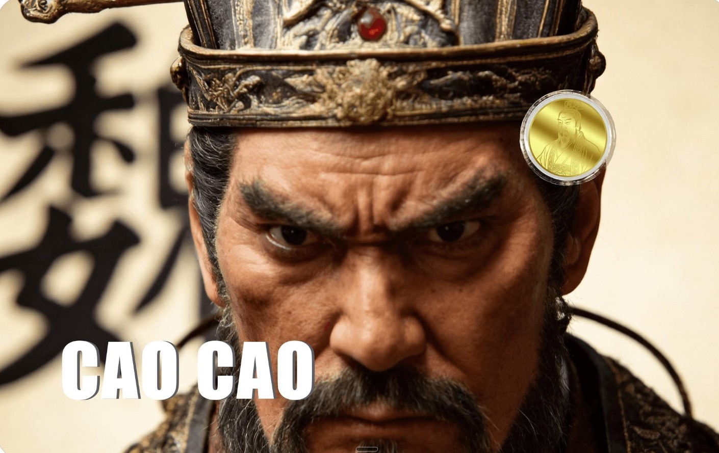 2026 Liberia Cao Cao 1/1000 oz Gold Coin in Card (9,999 Mintage)