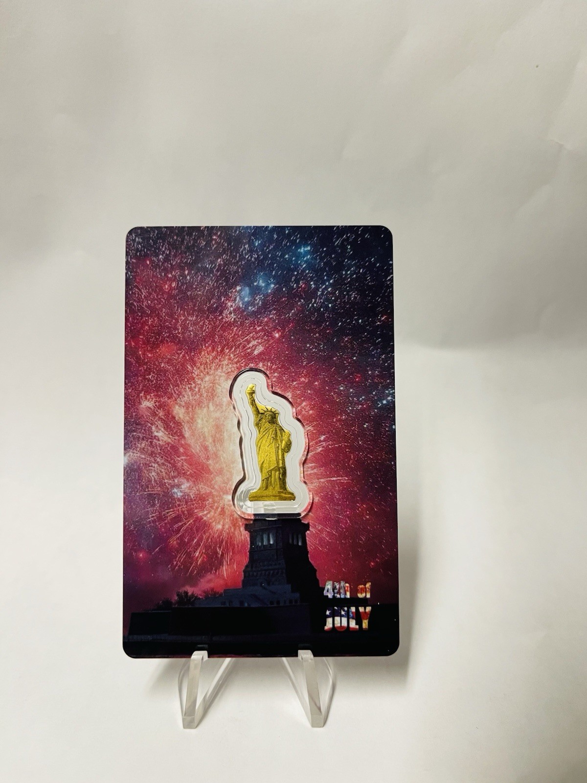 ⭐️Niue 2025 Statue of Liberty-Shaped Gold Bar 1/1000 oz .9999 Fine Gold.