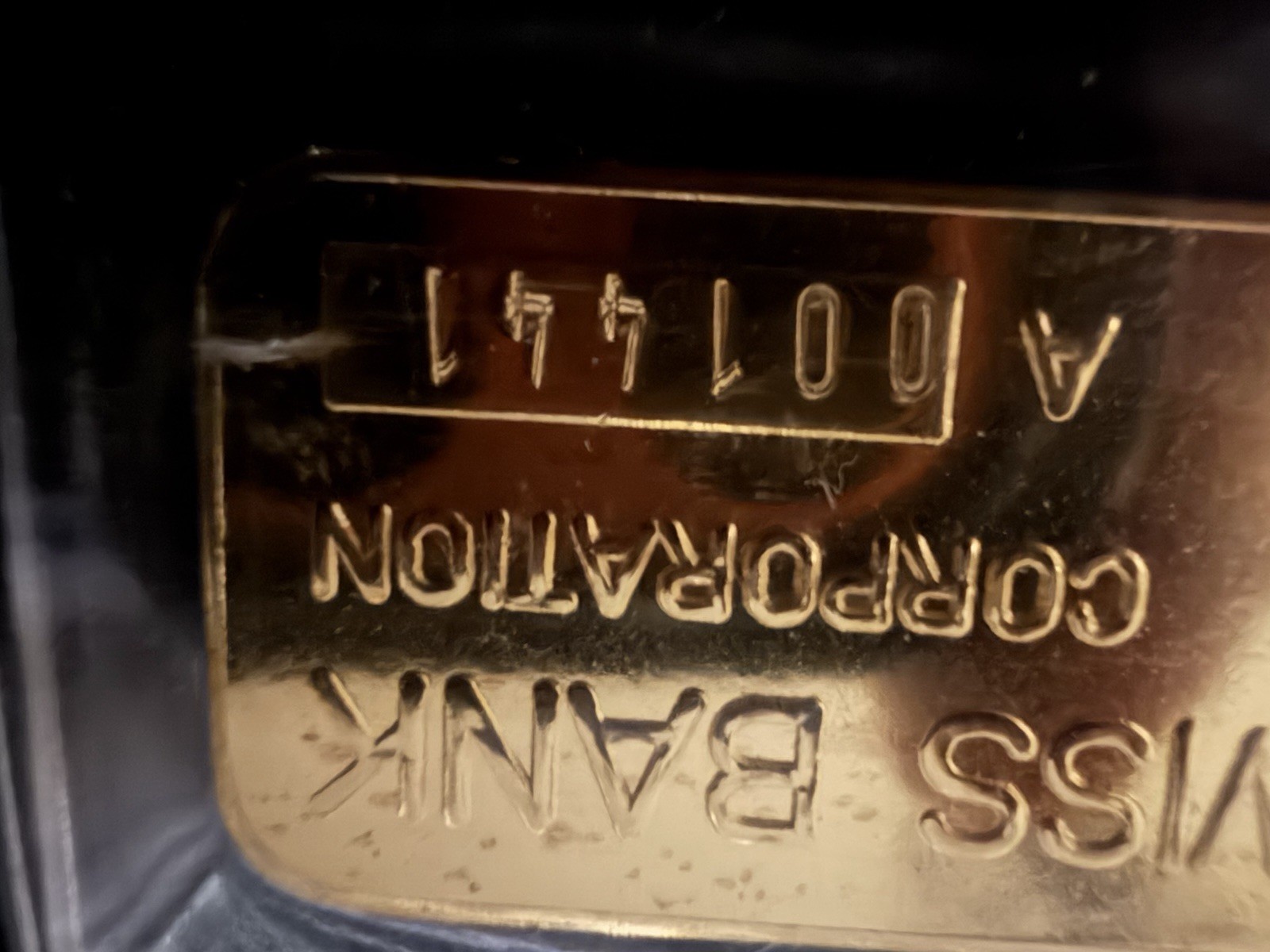 Gold Bar Vintage 1972 Swiss Bank Corporation (SBC) 1 Ounce Pure Gold Bar – Rare!
