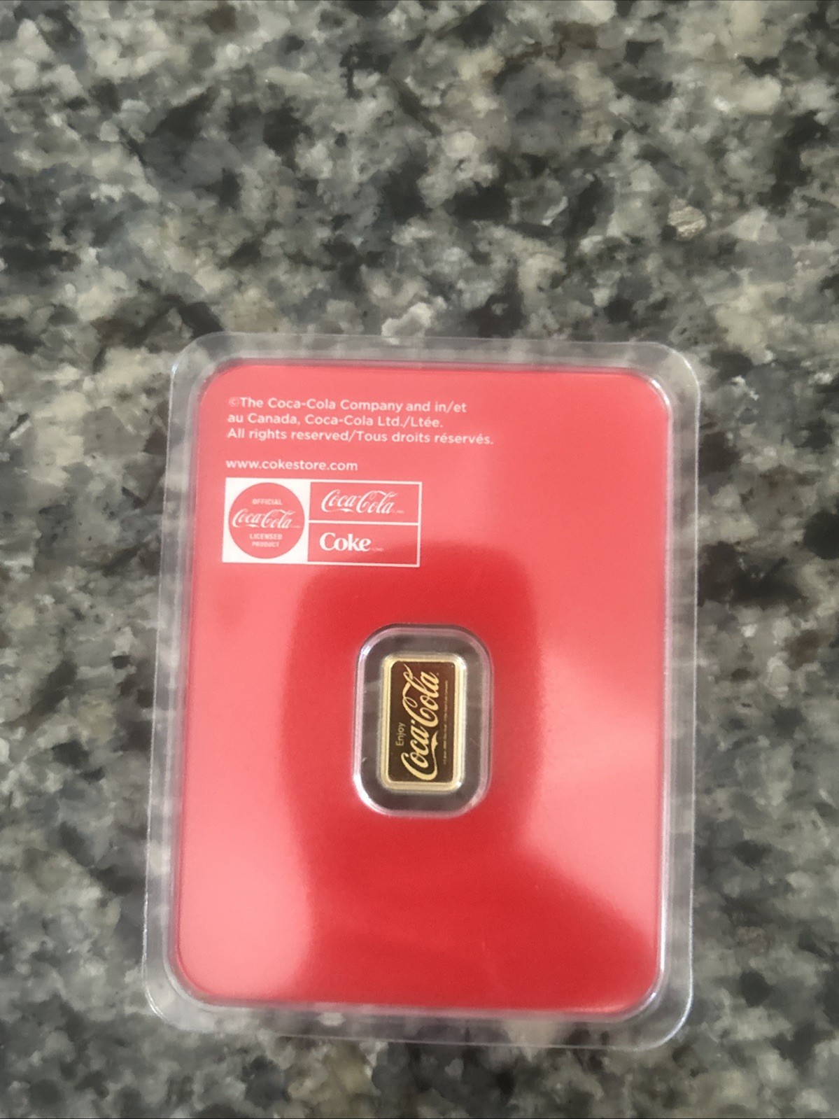 Pure Gold Coca Cola Bottle And Logo Limited Edition Gold Bar In Coke Assay 1/2 g