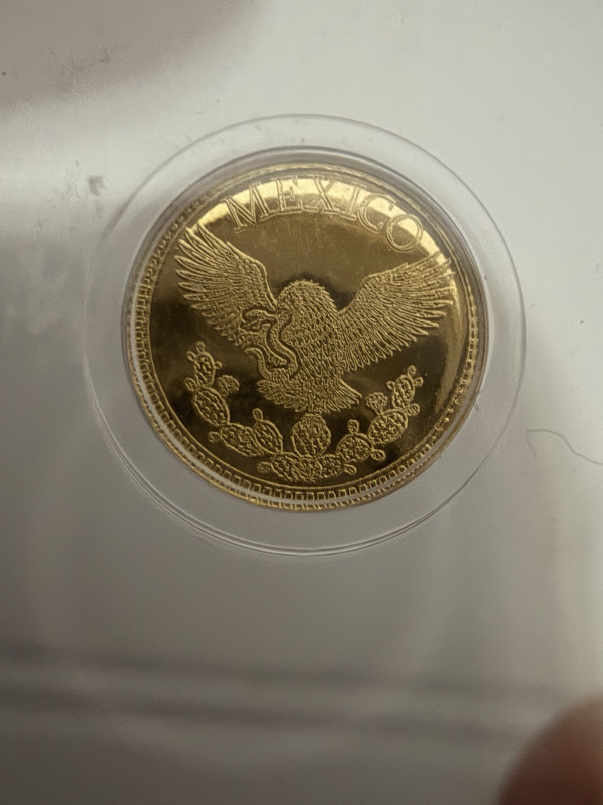 Gold Libertad Design Round 1/500th oz .9999 Fine Gold ICG MS70 – Gold Foil Label