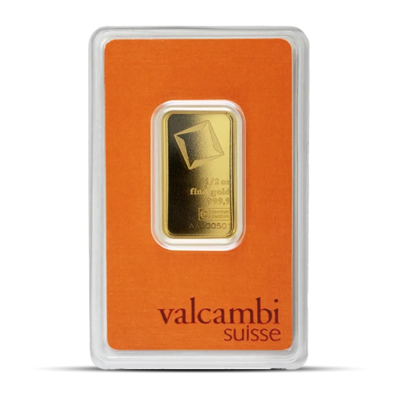 1/2 oz Valcambi Gold Bar