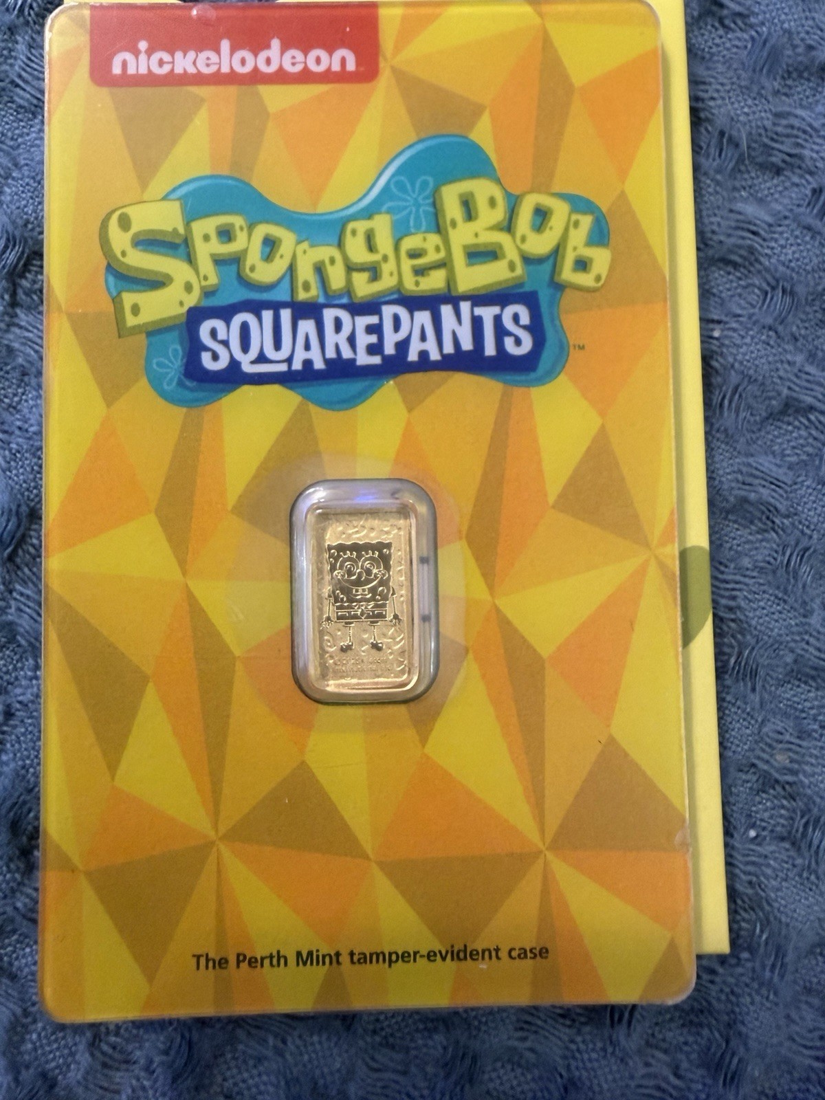 2025 SPONGEBOB SQUAREPANTS 1g .9999 Gold Bar The Perth Mint #1479 of 5000