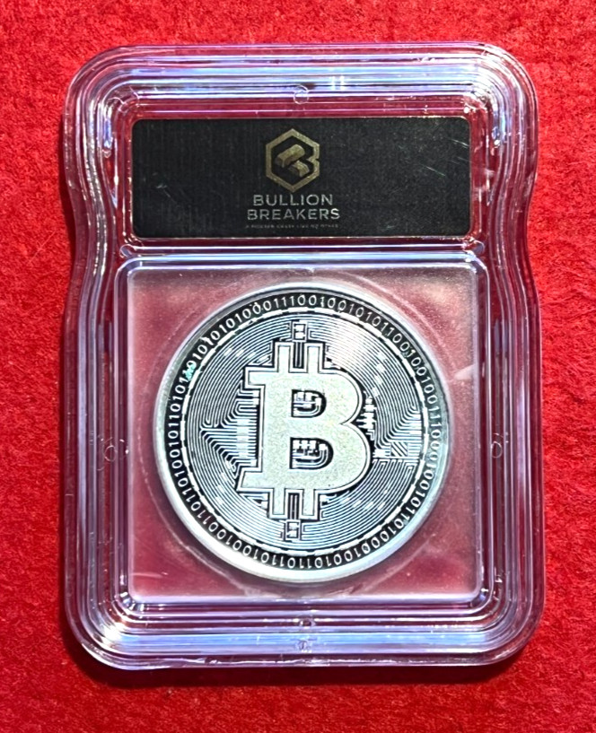 🔥 2026 Bullion Breakers Series 2 – 1 oz .999 Silver Bitcoin ICG MS70 PL w/Box