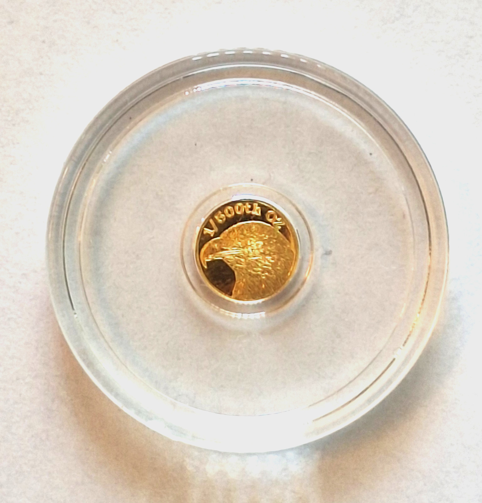 LOT 5x – 1/500 oz .9999 Fine Gold Round American Eagle in Capsule FREE SHIPPING