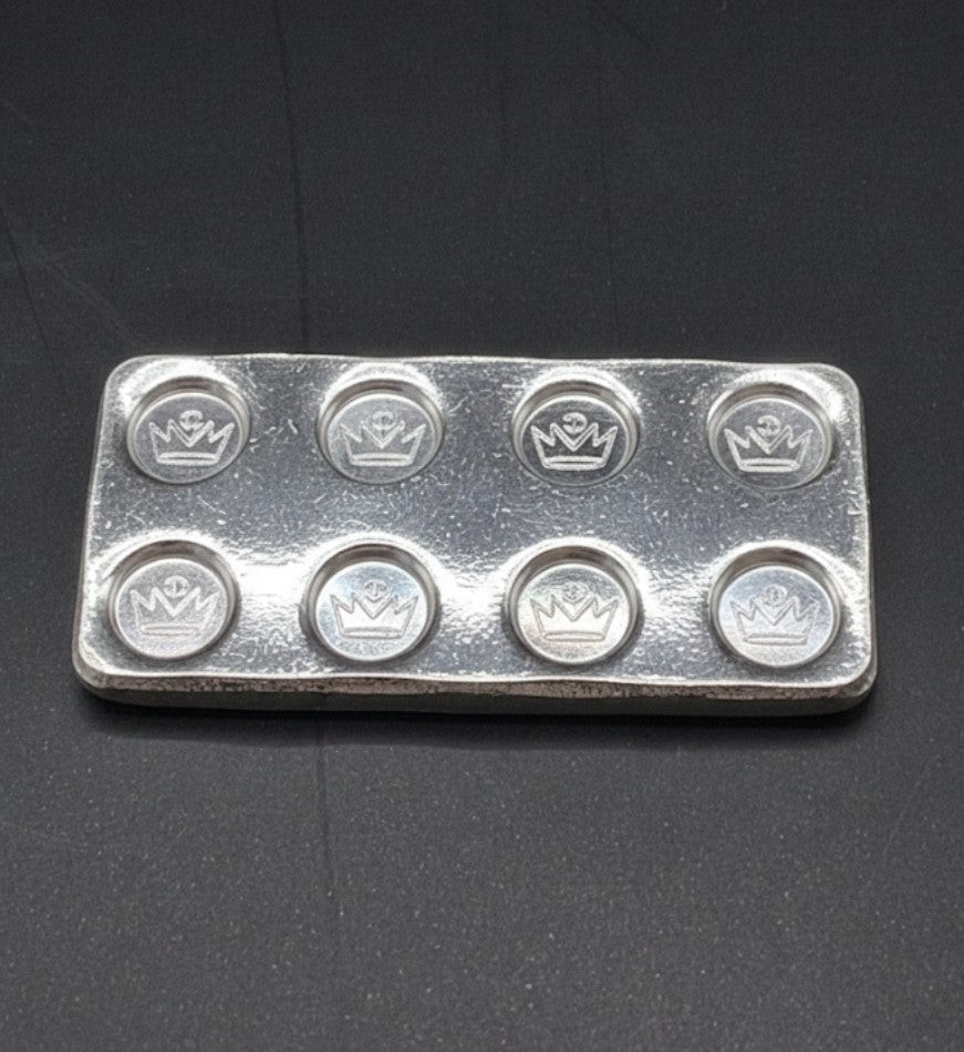 Lot of 3 – 1/4 oz .999 Fine Silver Bars (3/4 oz Total) Stackable Building Blocks