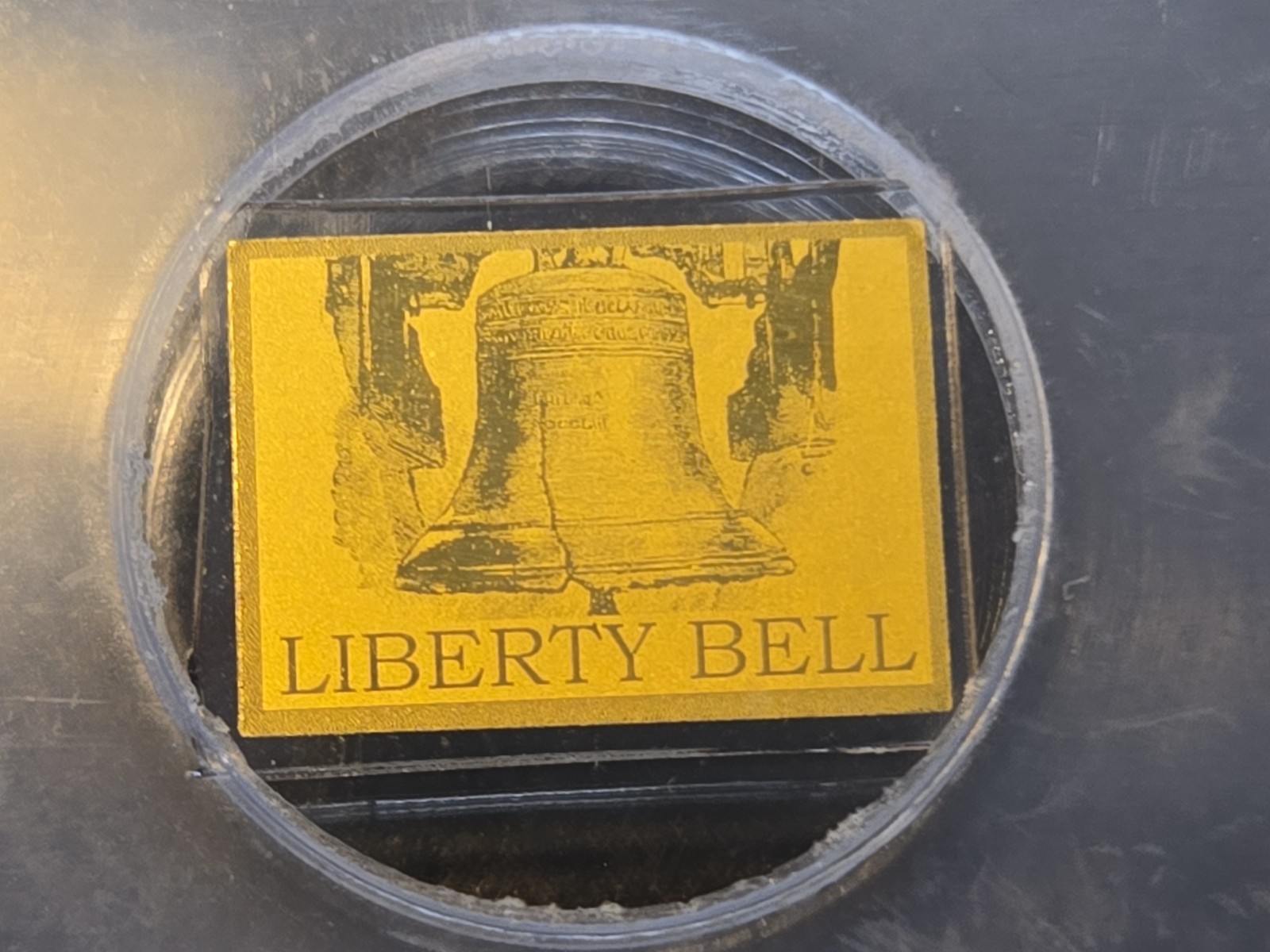 Liberty Bell 1/1000 oz .999 fine Gold Bar ICG MS70 Only 25000 Minted