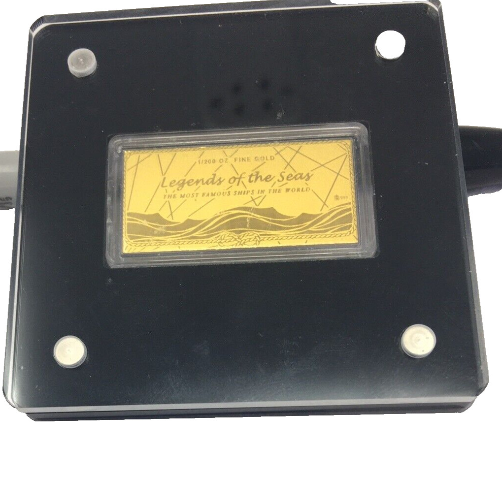 American Mint Legends of the Seas Pure Gold Ingot Collection HMS Victory.