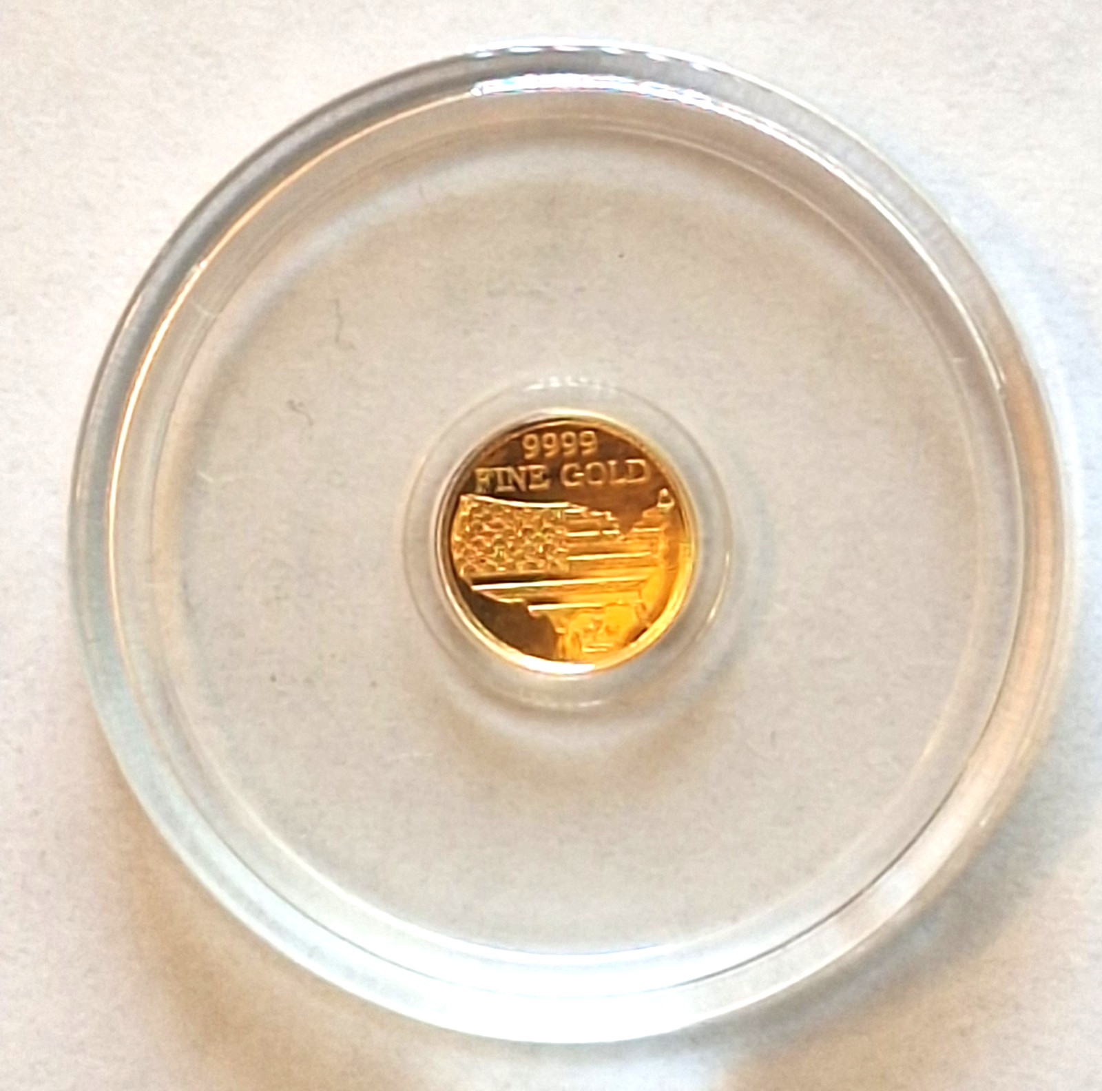 LOT 5x – 1/500 oz .9999 Fine Gold Round American Eagle in Capsule FREE SHIPPING