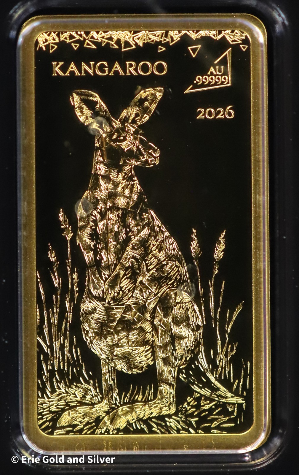 Solomon Islands Kangaroo Proof 1/100th oz Gold Bar