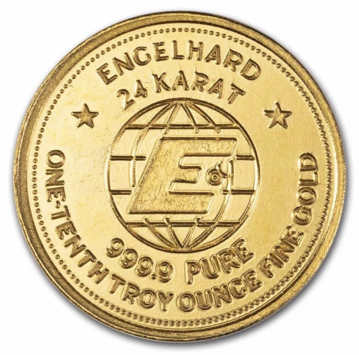 1/10 oz Gold Round – 2025 Revived Engelhard Prospector (in TEP)