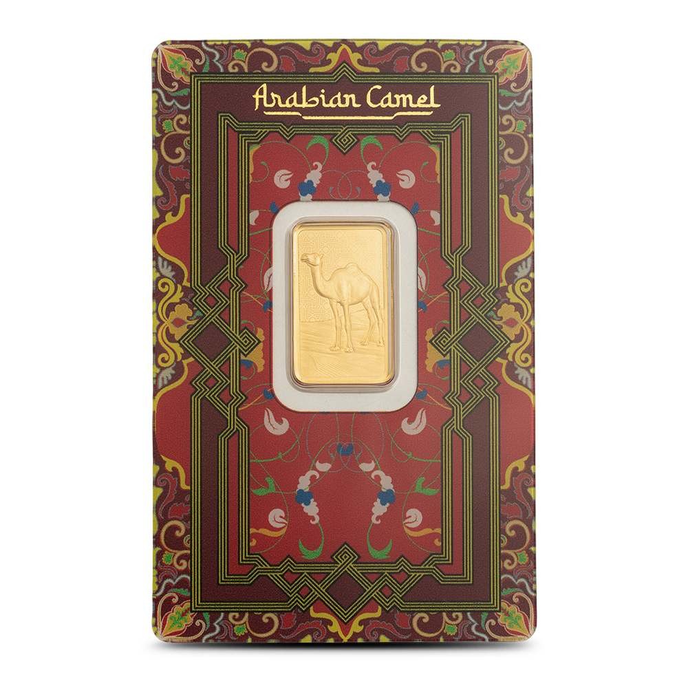 5 Gram PAMP Suisse Arabian Camel Gold Bar (New w/ Assay)