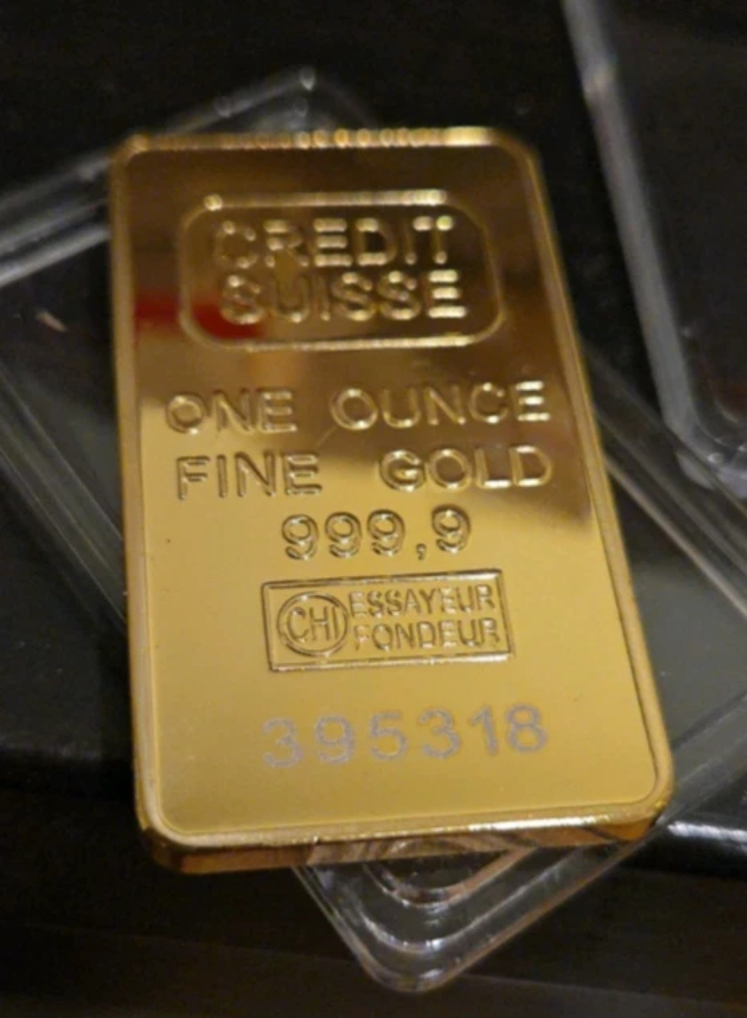1oz BULLION BAR – 24k GOLD FlNlSH 500mills THICK .9999 FINE – NOT MAGNETIC 🪙