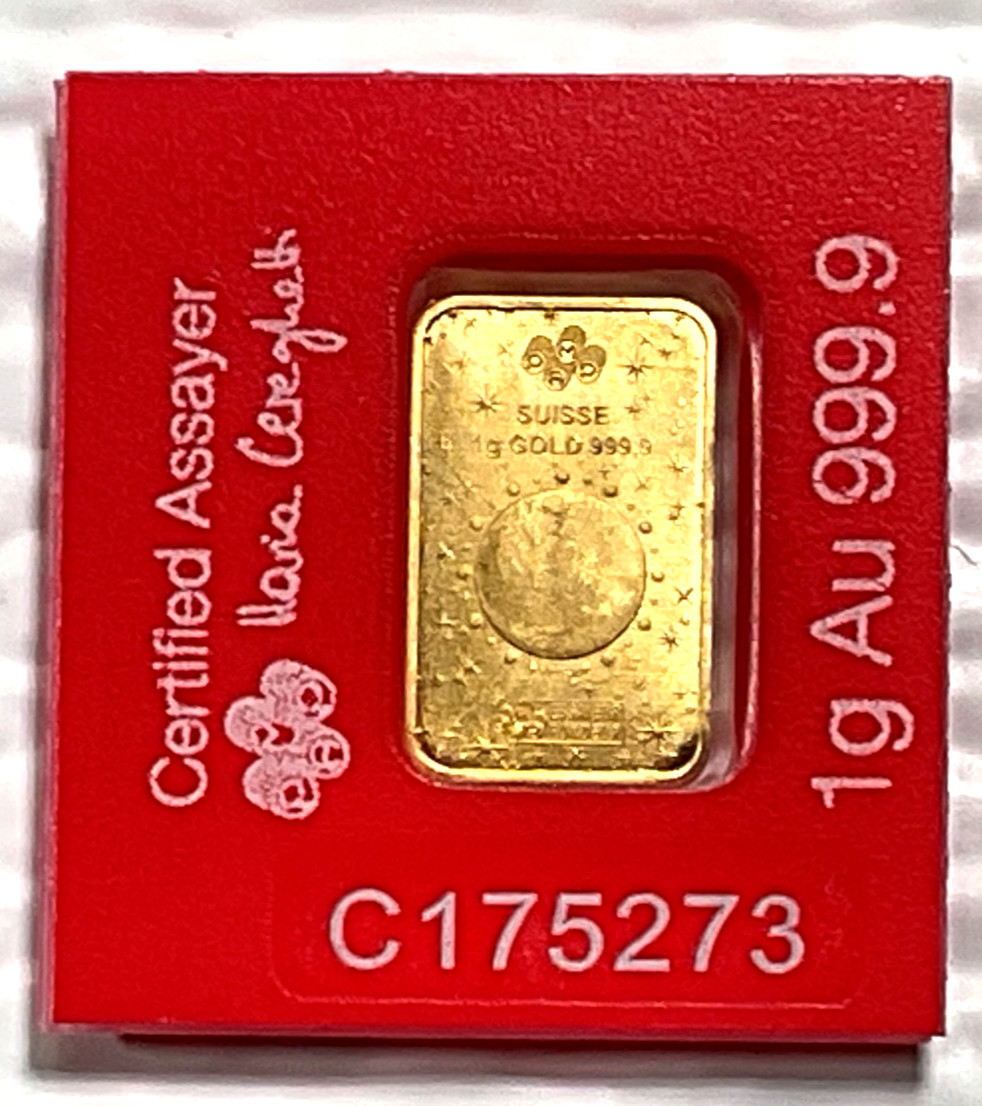 2026 1 Gram PAMP Suisse Lunar Legends 1,000 Mile Horse Multigram .9999 Gold Bar