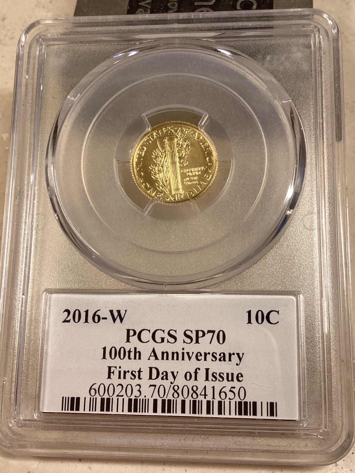 2016w gold three coin set 100th anniversary PCGS SP70 FDI FLAG LABEL