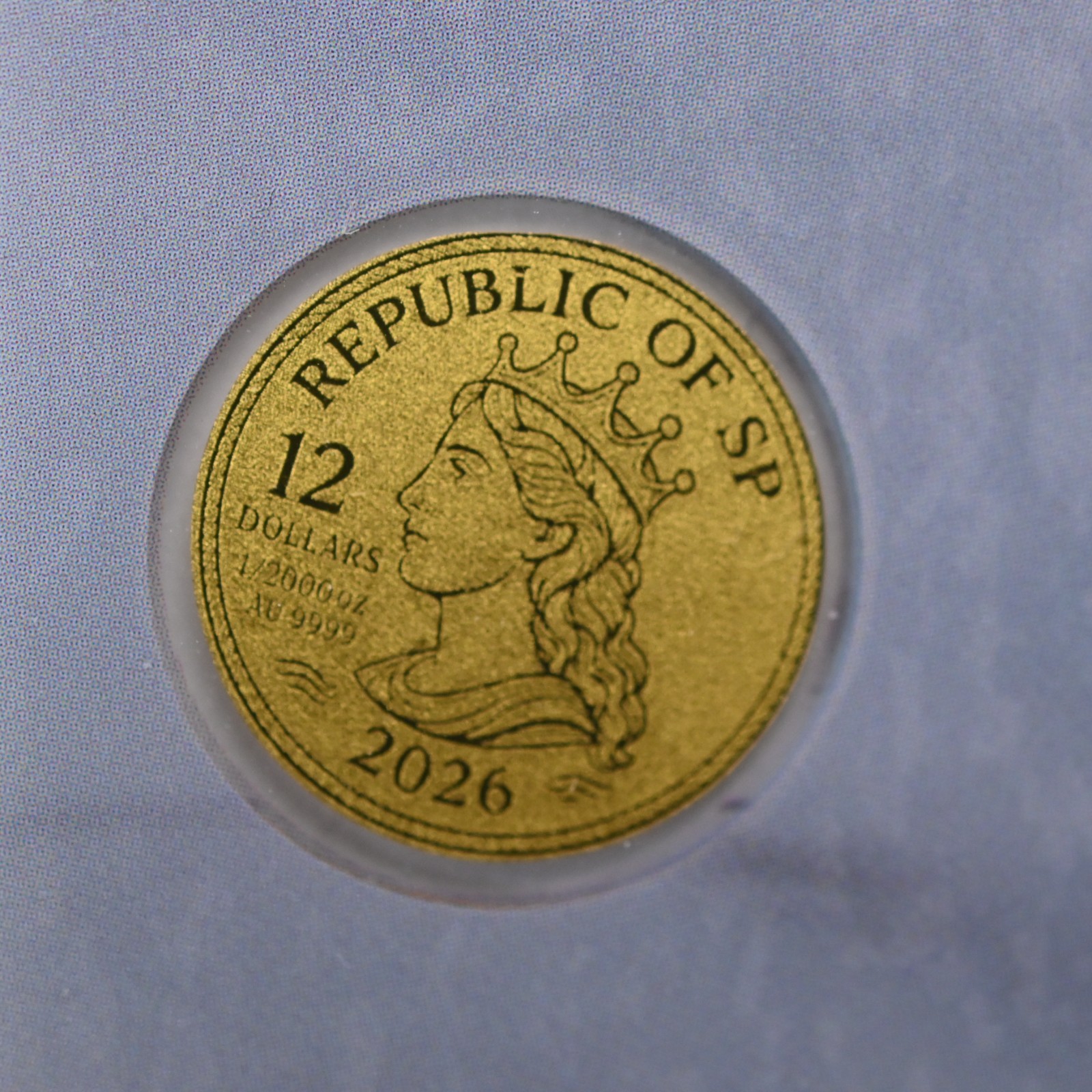 2026 Steamboat Willie 1928 1/2000-oz .9999 Gold Coin in Card Cert#0071 (slx5267)
