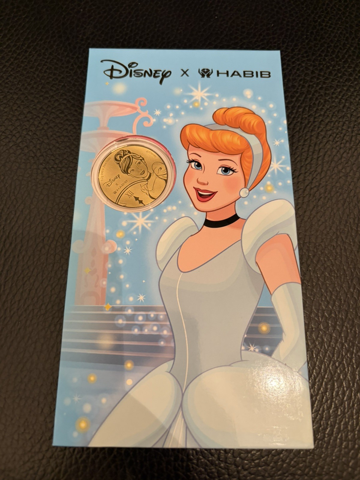 Disney Princess Cinderella design B Pure gold 999.9