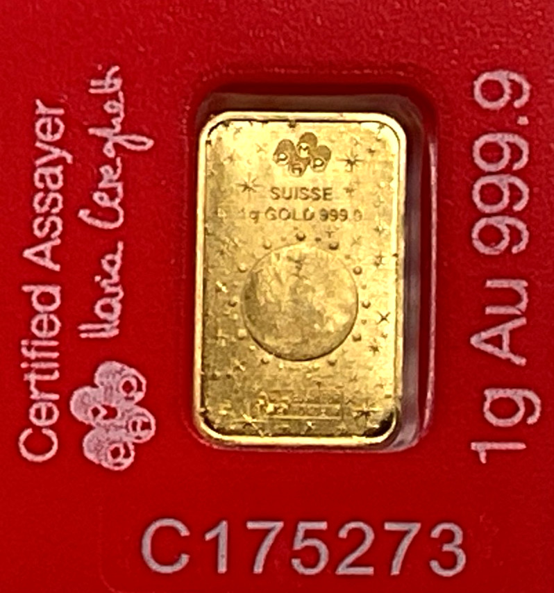 2026 1 Gram PAMP Suisse Lunar Legends 1,000 Mile Horse Multigram .9999 Gold Bar