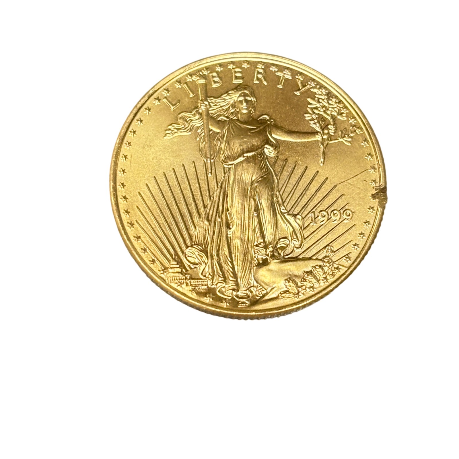 1999 1/2 Ounce Fine Gold 25 Karat American Eagle Coin – 25 Dollars – 8019