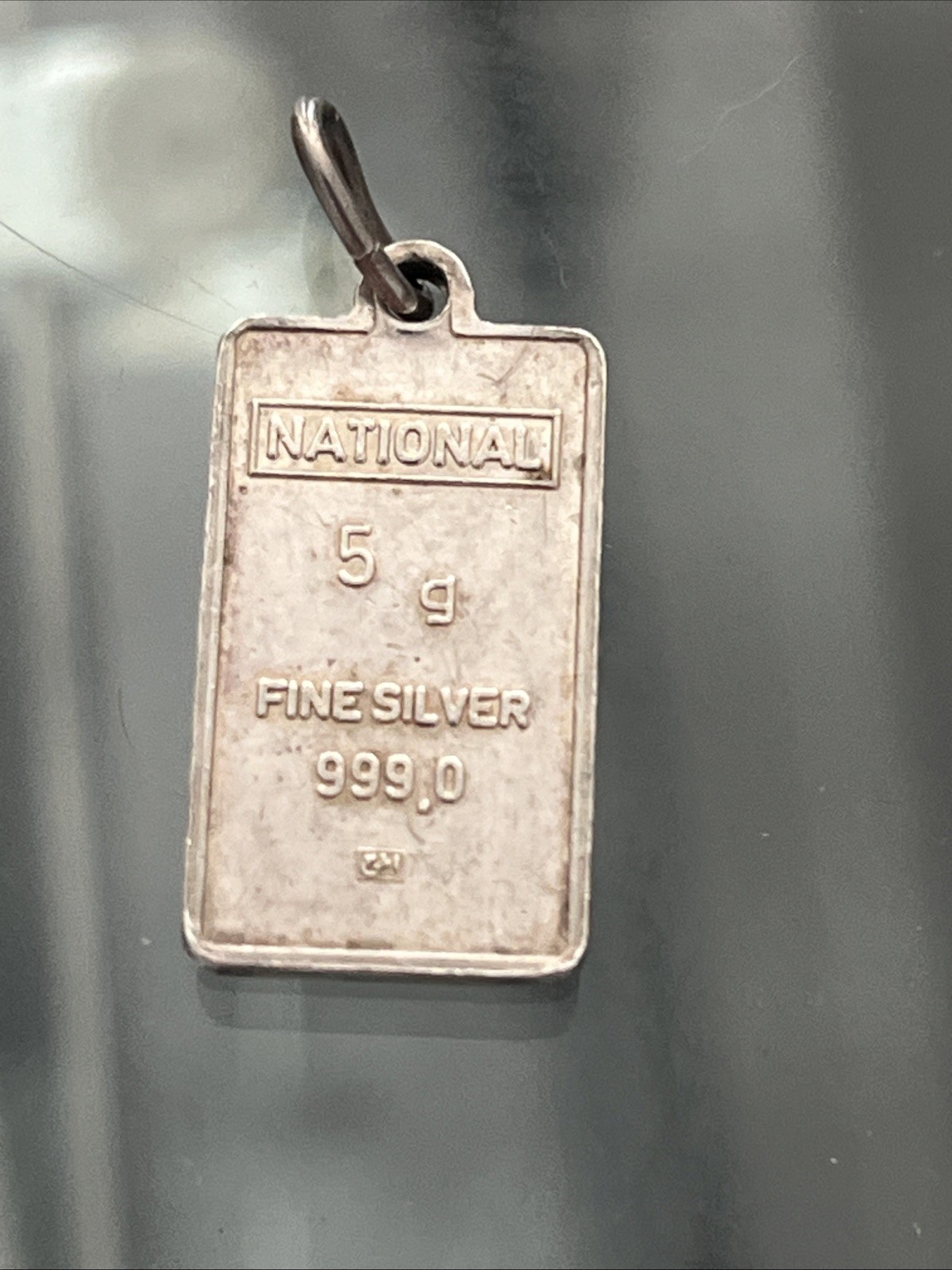National Refiners Assayers 5g Silver Bar .999 Fine Silver Pendant- Saudi Arabia
