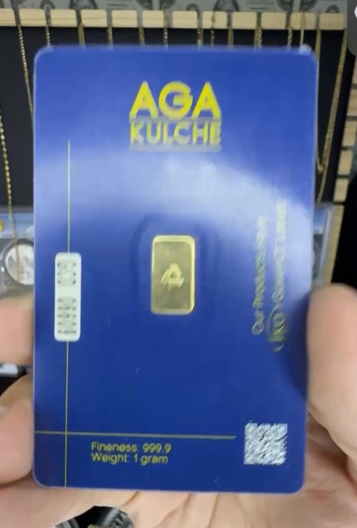 AGA Kulche 1g Gold Bar – 999.9 Fine Sealed Assay Card Investment Bullion