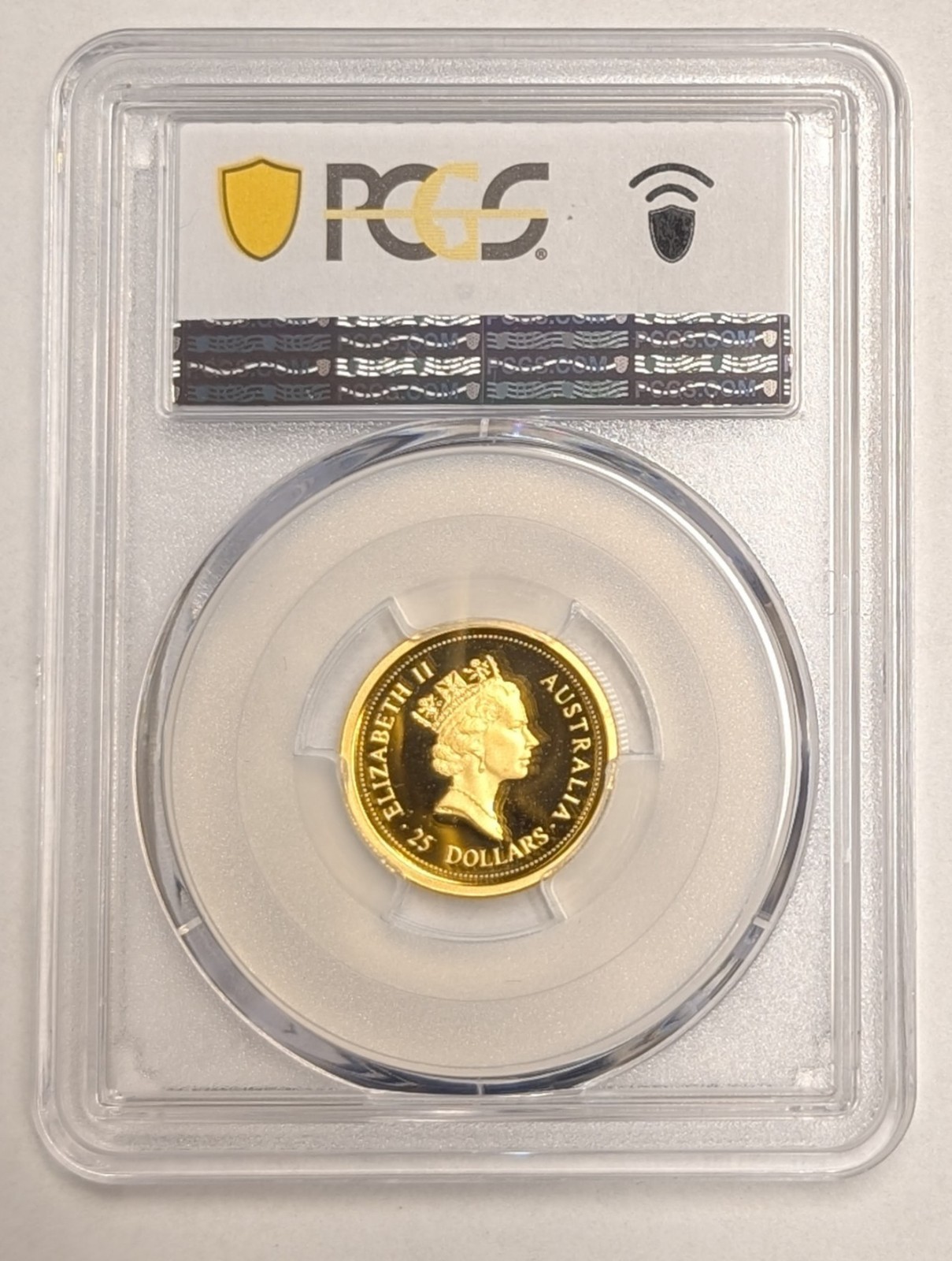 1998 Australia Proof $25 ~ 1/4 oz .9999 Gold ~ Kangaroo/Nugget ~ PCGS PR69 DCAM