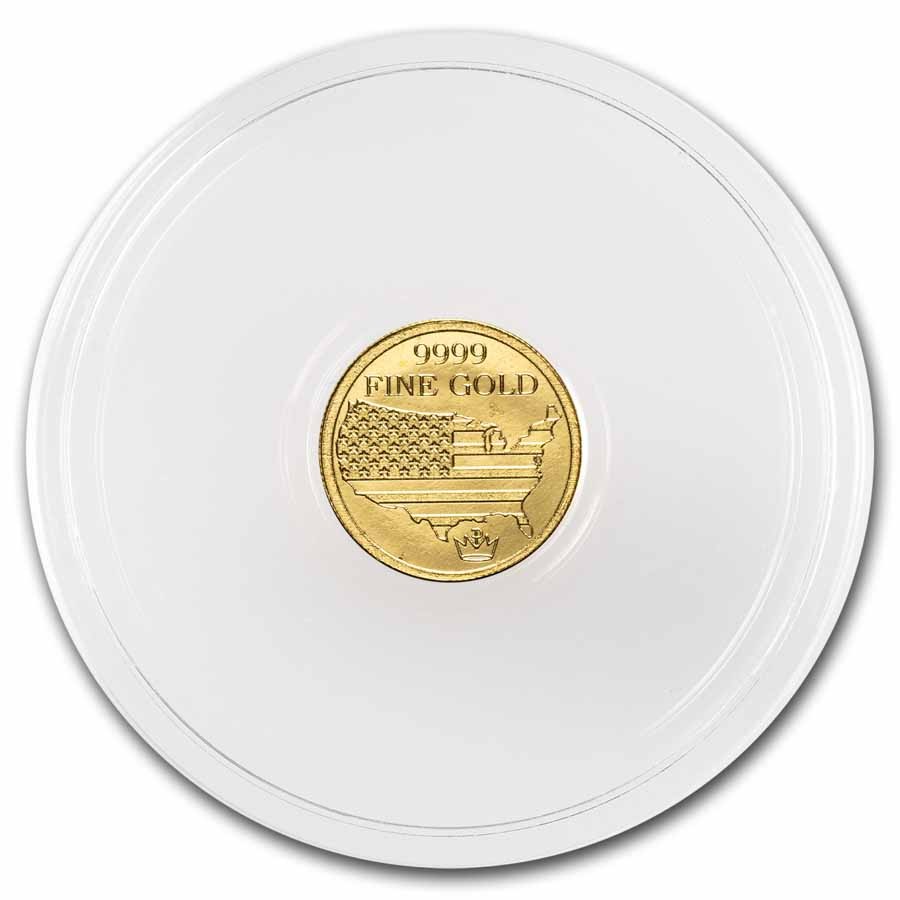 1/100 oz Gold Round: American Bald Eagle – MPM