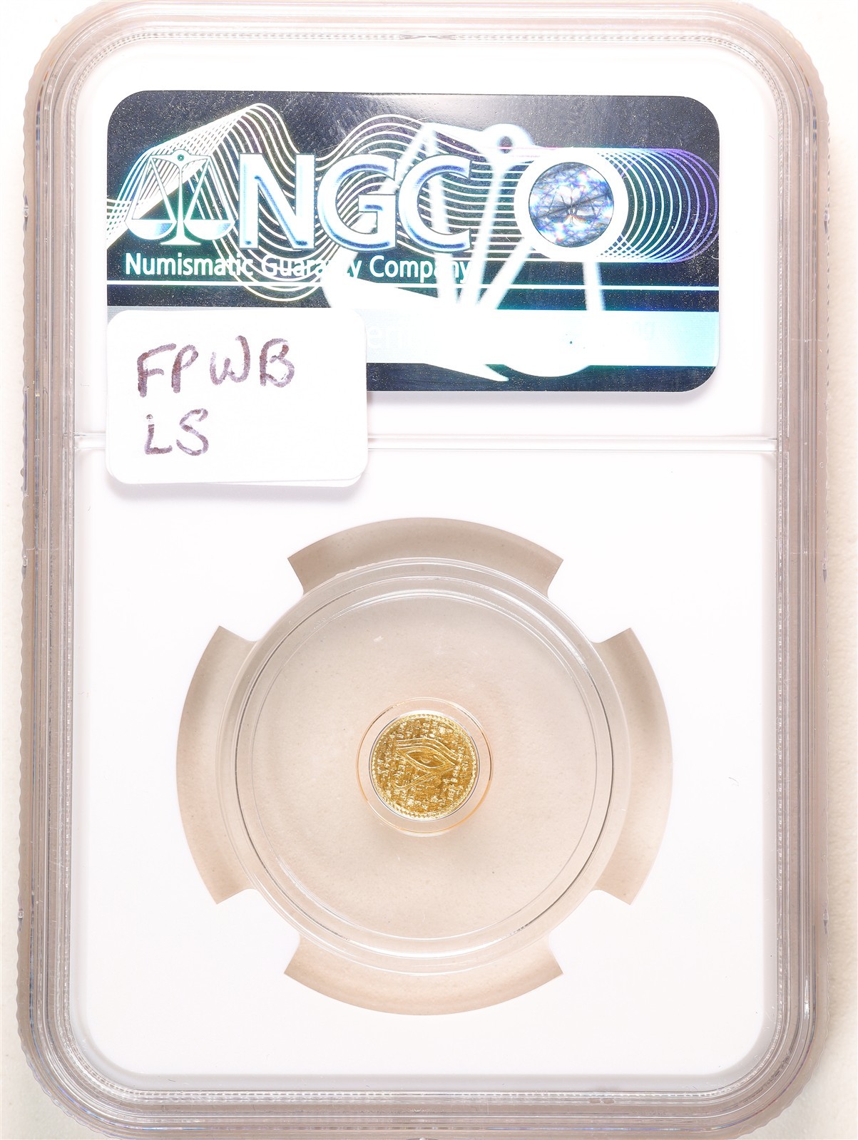 1/500oz .9999 Fine Gold Egyptian Eye of Ra MS70 NGC 8700528-058