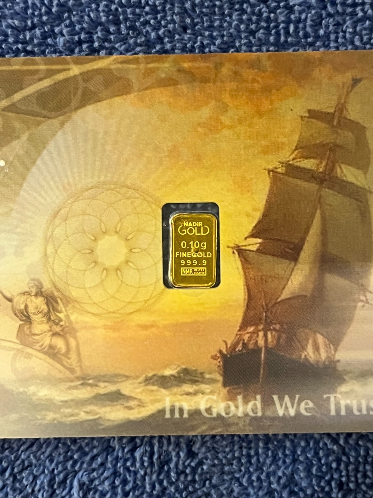 Nadir Karatbar .1 Gram .9999 Fine 24k Gold Bar Karatpay Cashier 1/10g Bullion