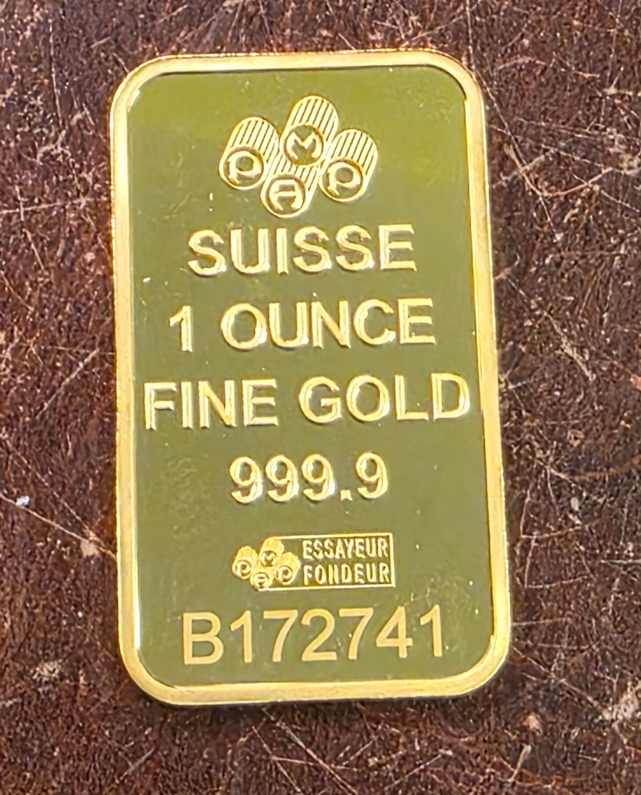 1 oz Gold Bar – Lady Fortuna – .9999 Fine Gold Bar