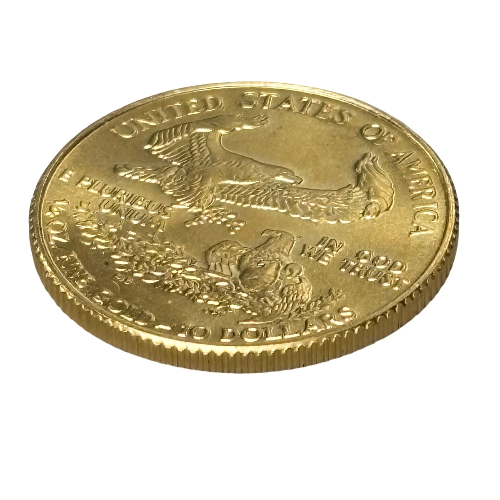 1986 1/4 OZ Fine Gold 22-Karat 10 Dollars American Gold Eagle Coin – 8032