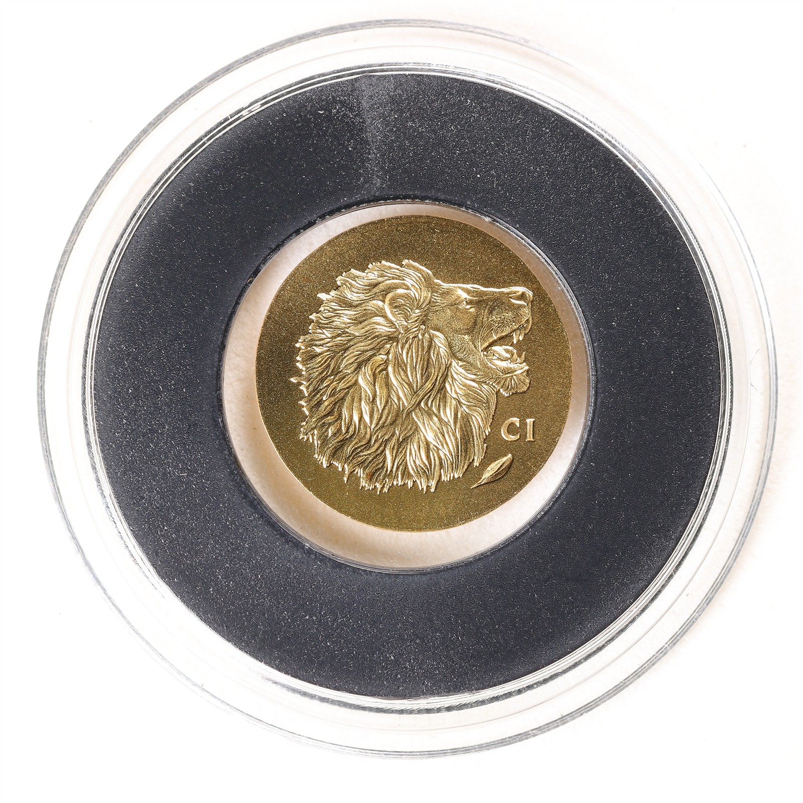 Cook Islands 2025 1/2 Gram 0.9999 Fine Gold Leon Lion with COA #316118