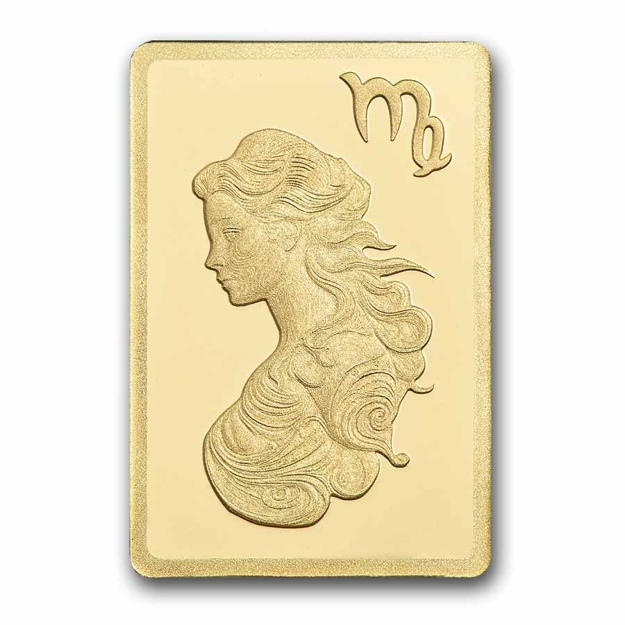 1/2 gram Gold Bar – PAMP Suisse Zodiacs: Virgo