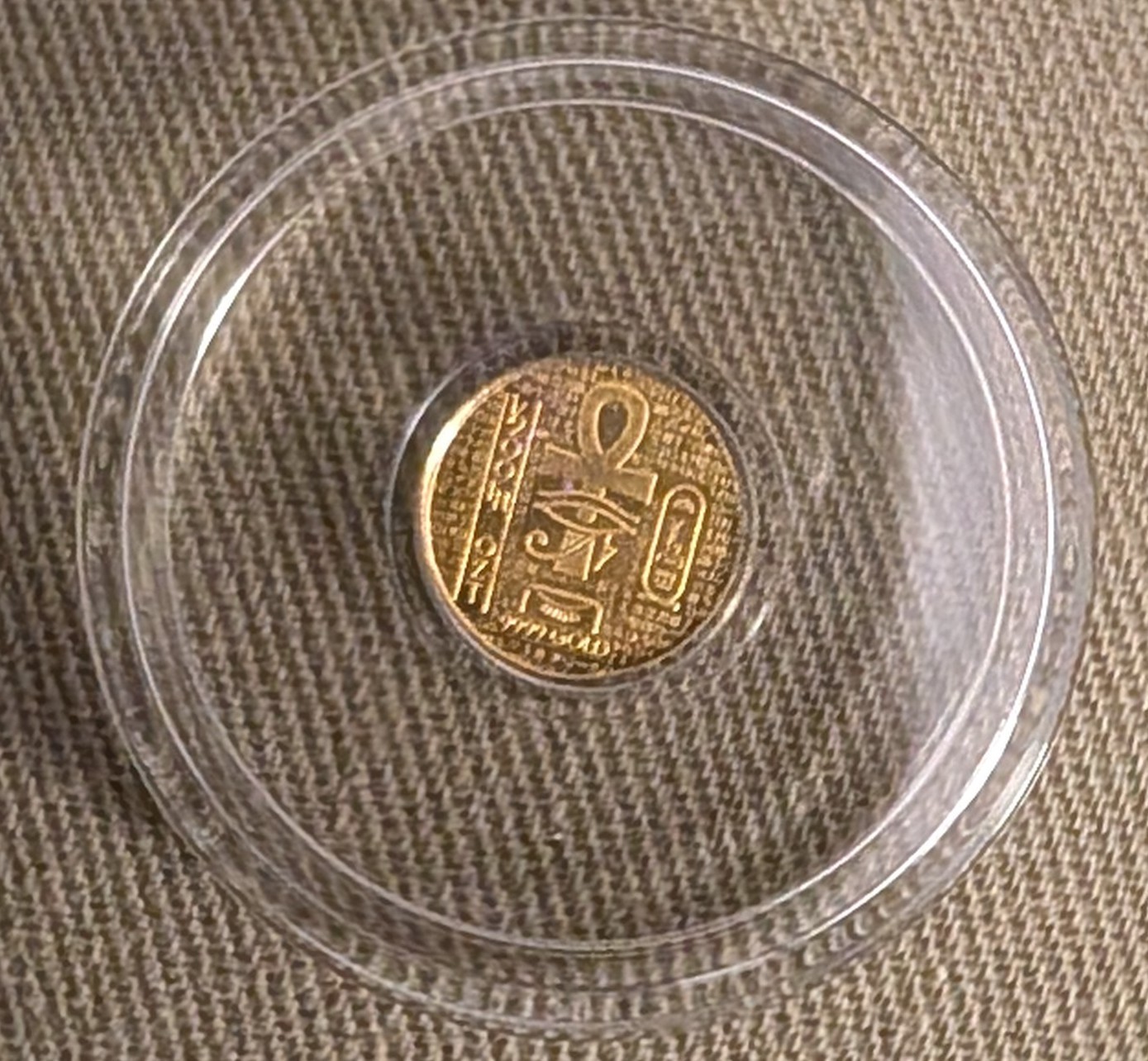 1/200 oz .9999 Pure Gold Egyptian Scarab Round 🪲 24K Fine Gold Bullion