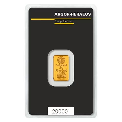 Gold Argor-Heraeus – 2 Gram