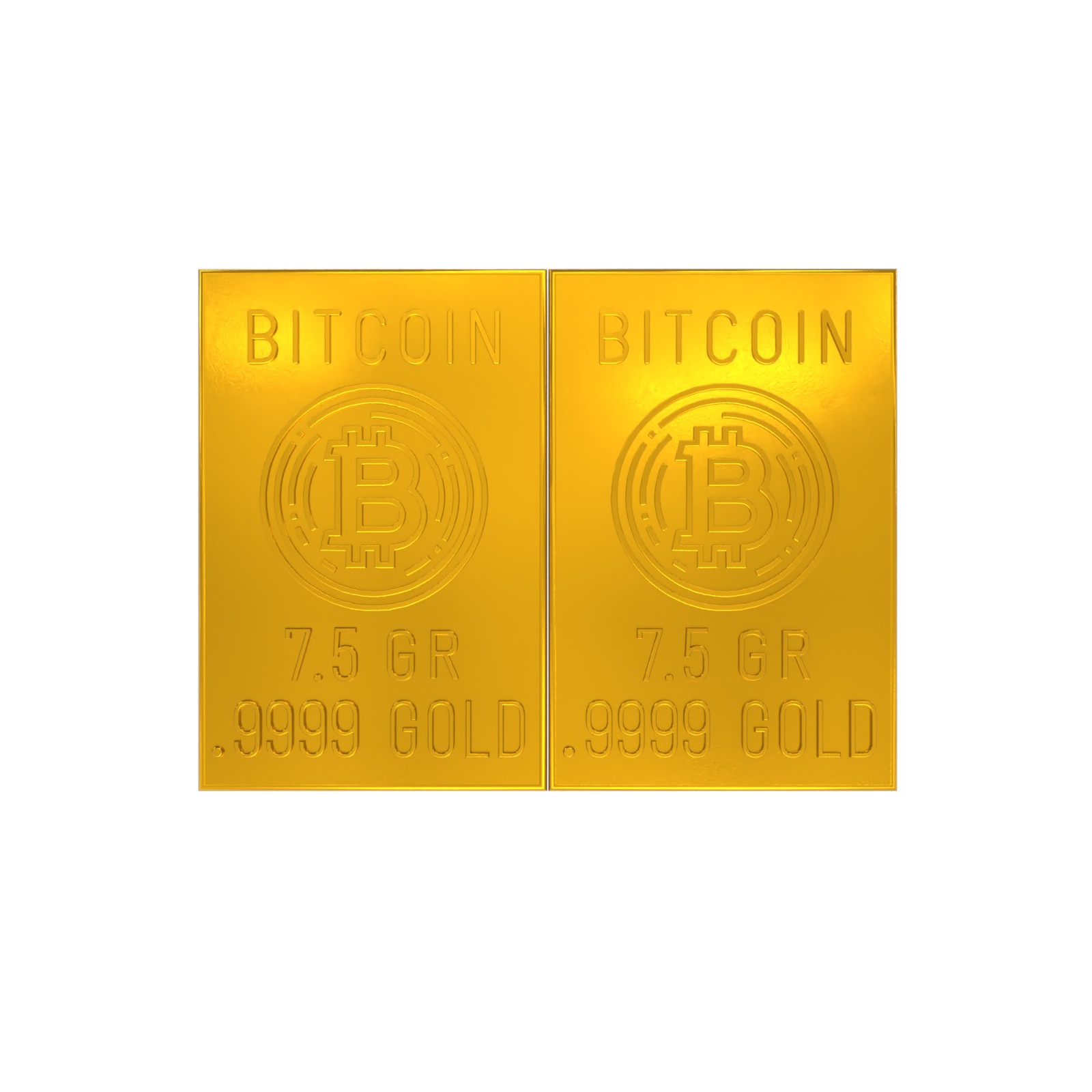 1 Gm Bitcoin Gold Snap Bar GR Bar Gold Bullion Precious Metal .9999 Gold