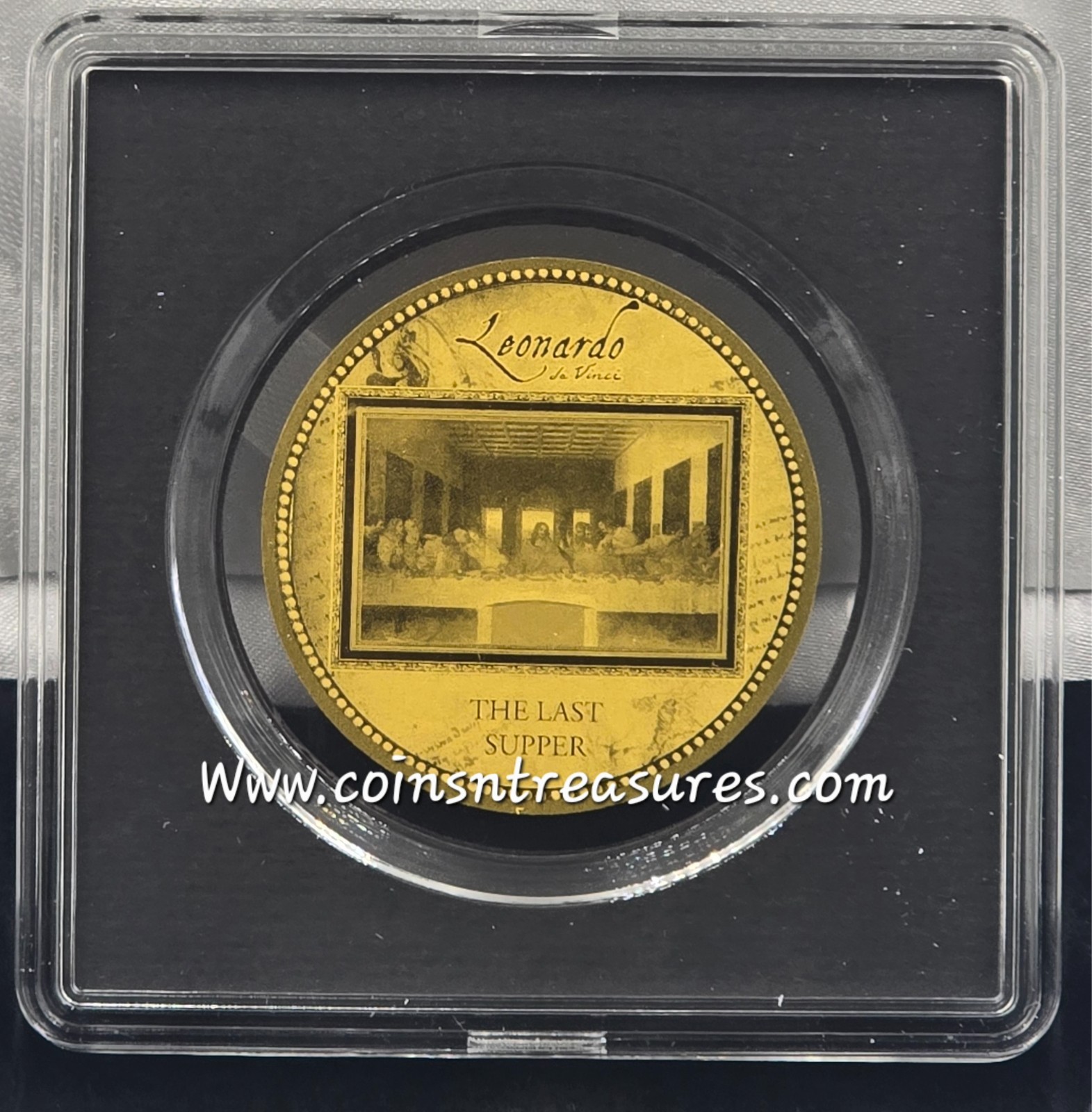 Da Vinci Last Supper 1/200 Oz Gold 999 coin