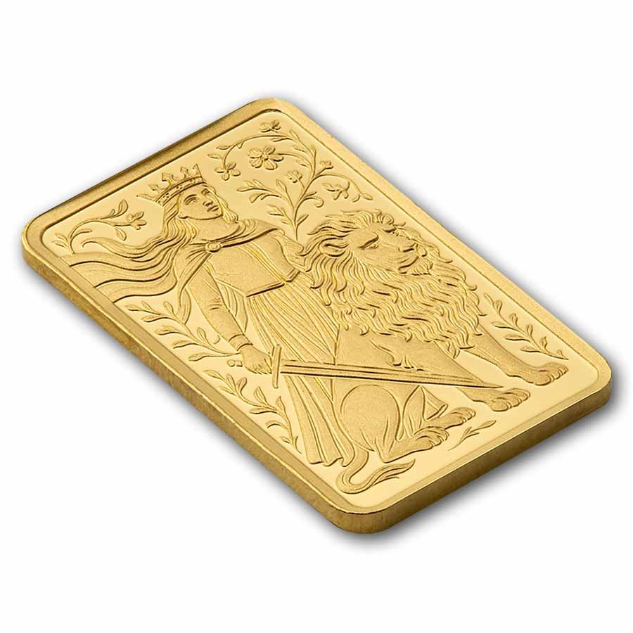 1 gram Gold Bar – PAMP Suisse Una & The Lion (In Assay w/ Sleeve)