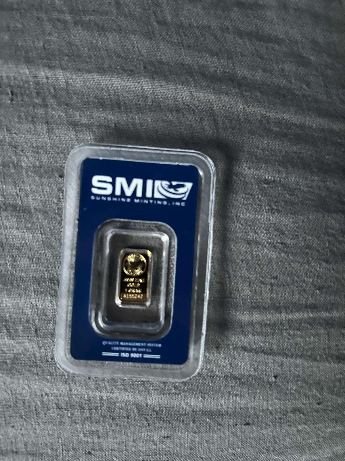 Sunshine Minting (SMI) 1 Gram 9999 Gold Bar-Sealed W Assay! W Security Feature🦅