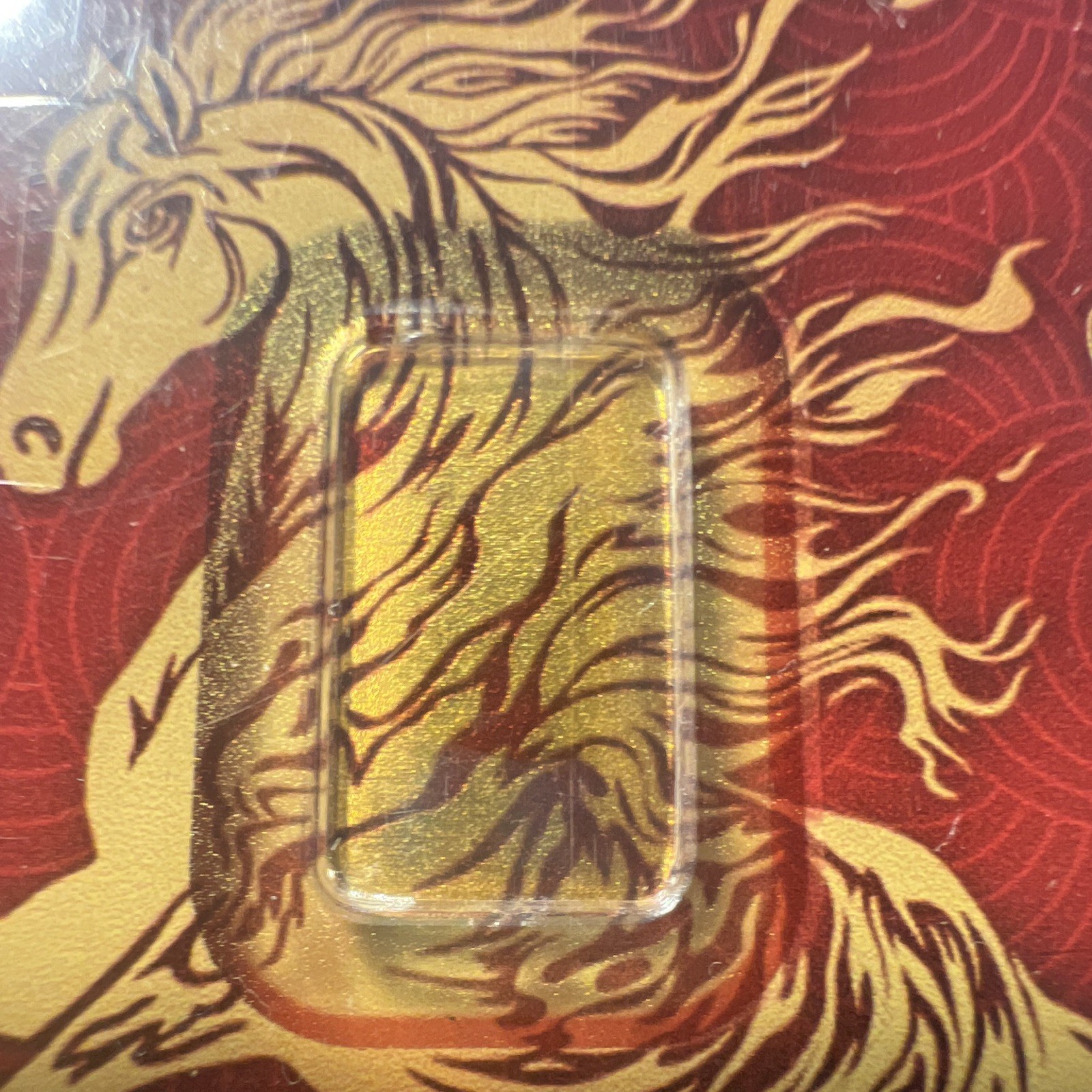 Germania Mint 2026 Year of the Horse 1 g Gold Bar 999.9 Fine in Assay Card