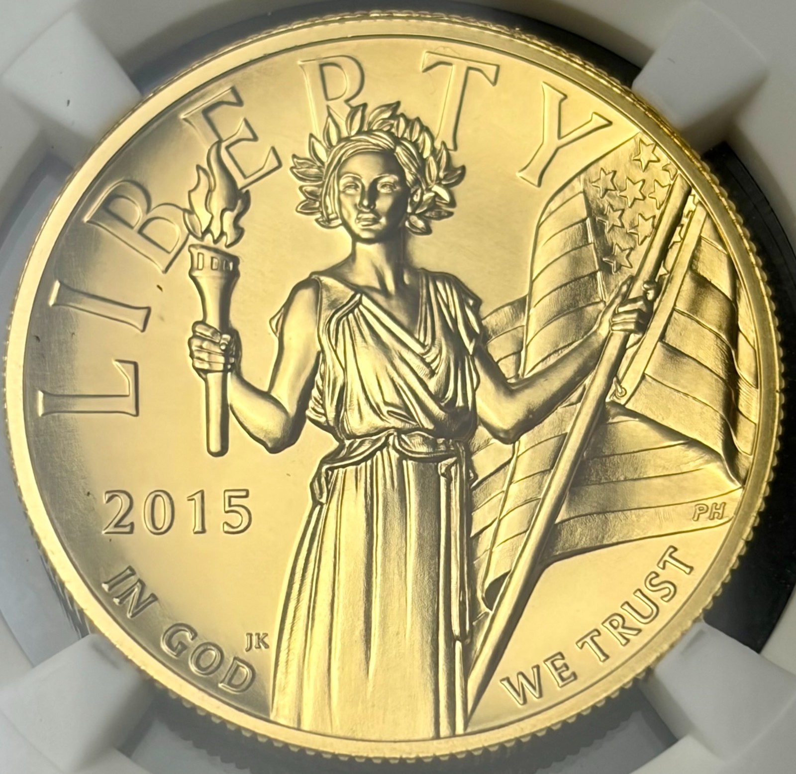 2015-W NGC MS70 Gold $100 American Liberty High Relief .9999 Fine