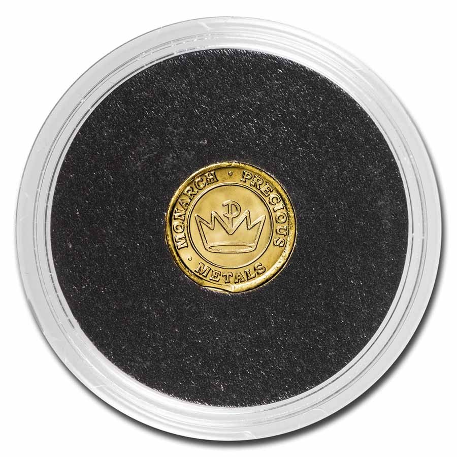 1/4 gram Gold Round – Horseshoe