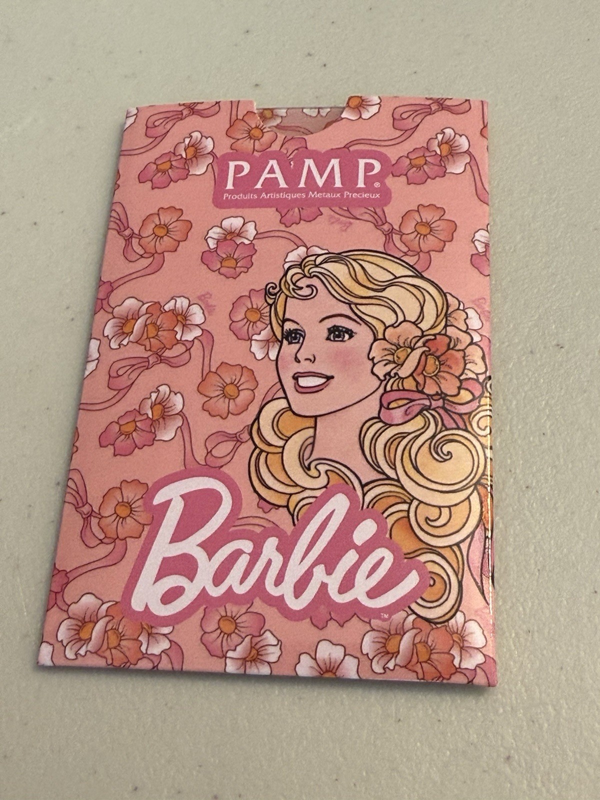 *NEW IN HAND – PAMP Suisse Barbie™ 1 Gram .9999 Fine Gold Bar – 5,000 Only
